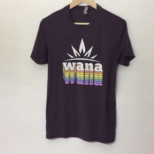 Wana Rainbow T shirt small purple heather